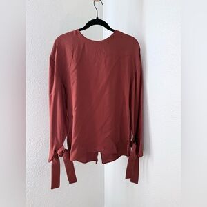 Zara Flowy Orange Blouse